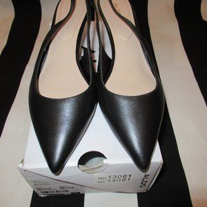 ALDO Nilania Leather Slingback Kitten Heels